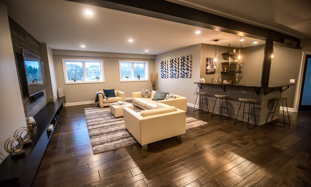 How Waterproofing and Lighting Shape the Functionality of Finished Basements